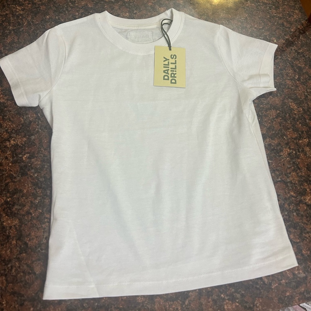 Daily drills white shirt